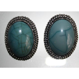 3/$15 Women's Faux Turquoise Earrings Fashion Oval Earrings Jewelry New